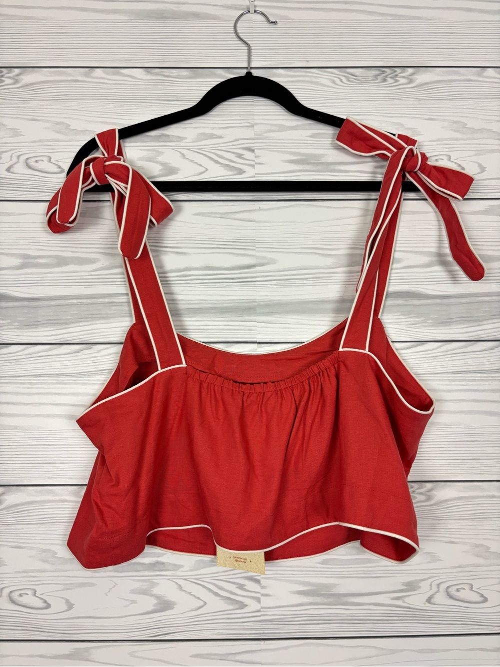 FARM Rio X Anthropologie embroidered tank top matching set shorts large NWT - Picture 4 of 16